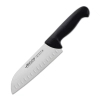 Кухонный нож Arcos серія "2900" Сантоку 180 мм Чорний (290625)
