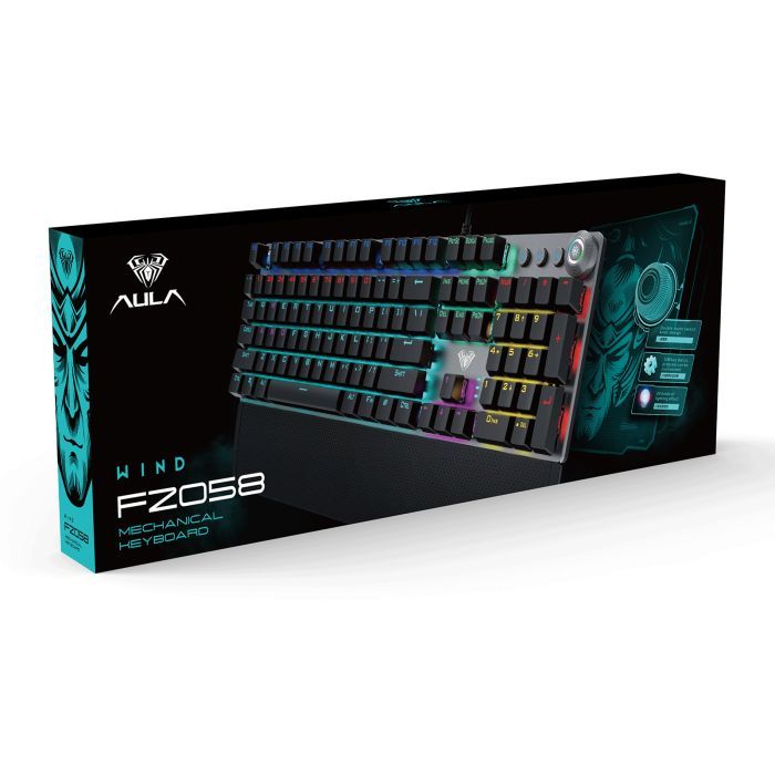 Клавиатура Aula F2058 Rainbow KRGD blue USB UA (F2058) изображение 4