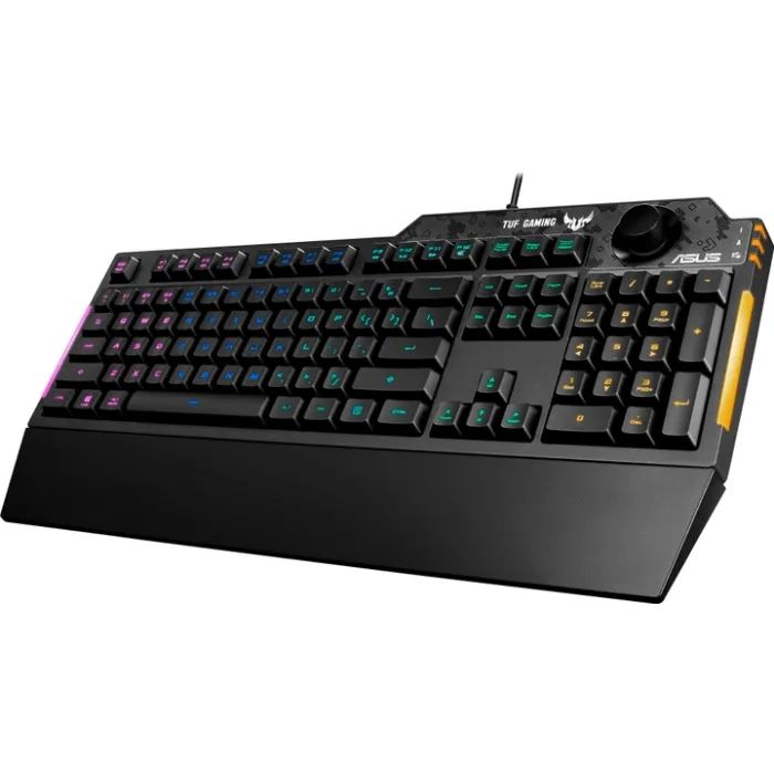 Клавиатура ASUS TUF Gaming K1 USB UA Black (90MP01X0-BKMA00_GIFT) изображение 2
