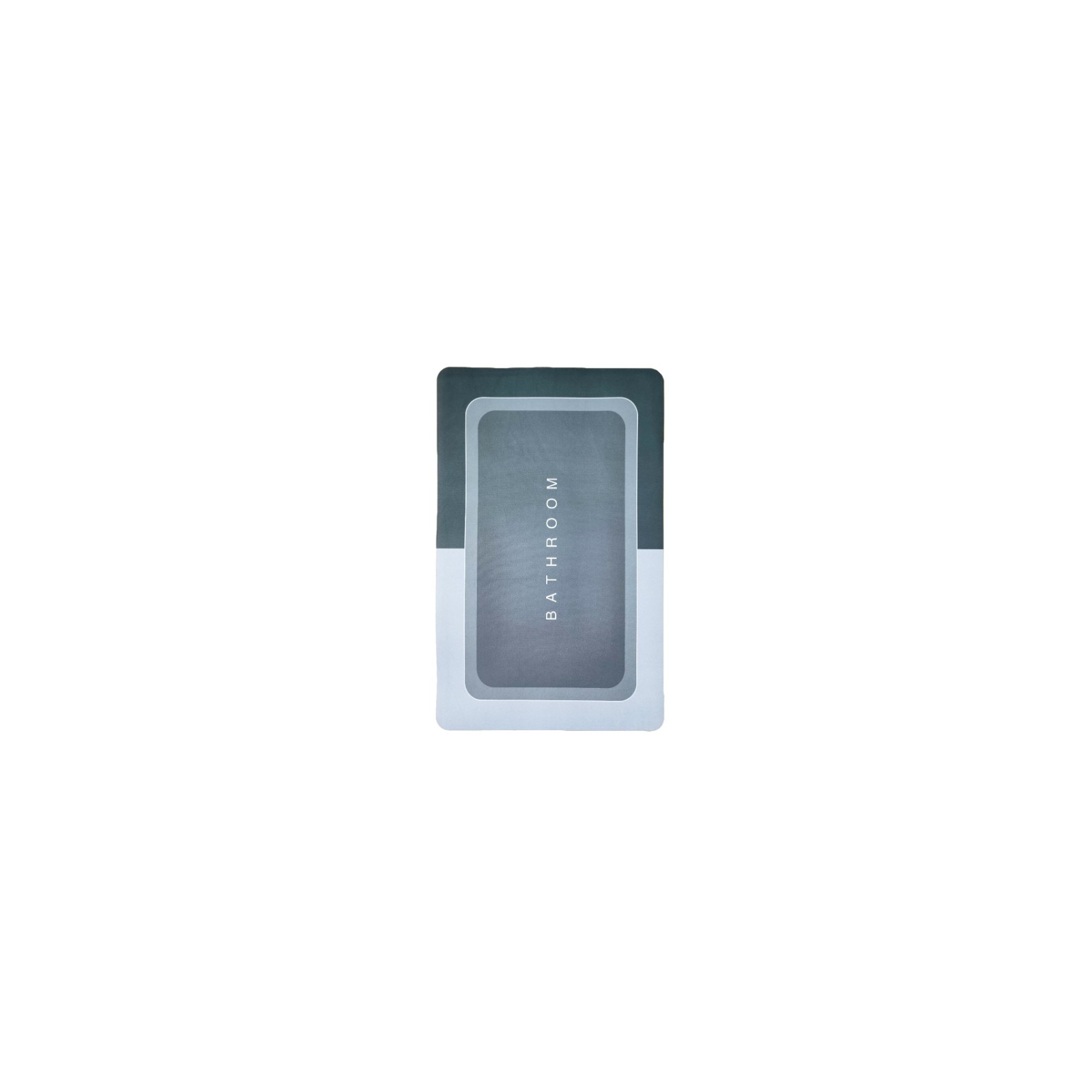 Коврик для ванной Stenson суперпоглощающий 50 х 80 см прямоугольный серый (R30938 grey) изображение 2