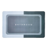 Коврик для ванной Stenson суперпоглощающий 50 х 80 см прямоугольный серый (R30938 grey) изображение 3
