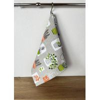 Рушник Прованс вафельний Квіти у горшику 34х50 см (4823093452572) зображення 2