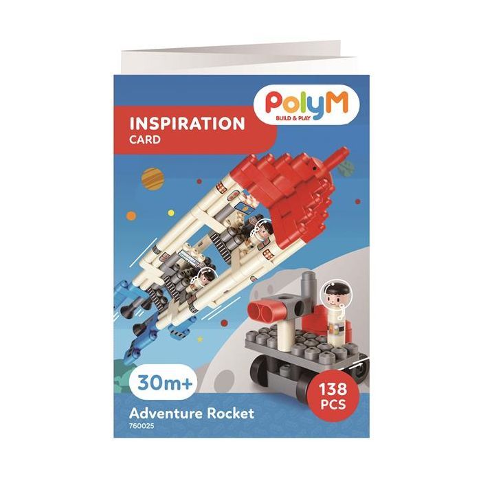 Конструктор PolyM Приключенческая ракета 138 деталей (760025) изображение 3