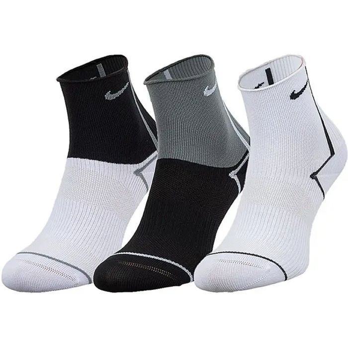 Шкарпетки Nike W NK EVERYDAY PLUS LTWT ANKLE CK6021-904 34-38 3 пари Чорний/Білий/Сірий (194275650876)