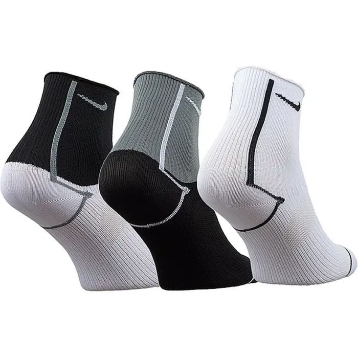 Шкарпетки Nike W NK EVERYDAY PLUS LTWT ANKLE CK6021-904 34-38 3 пари Чорний/Білий/Сірий (194275650876) зображення 2