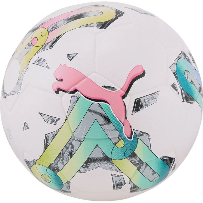 Мяч футбольный Puma Orbita 5 TB Hardground Уні 5 Білий / Рожевий / Мультиколор (4065449745024)