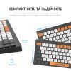 Клавиатура OfficePro SK955B Wireless/Bluetooth Black (SK955B) изображение 5