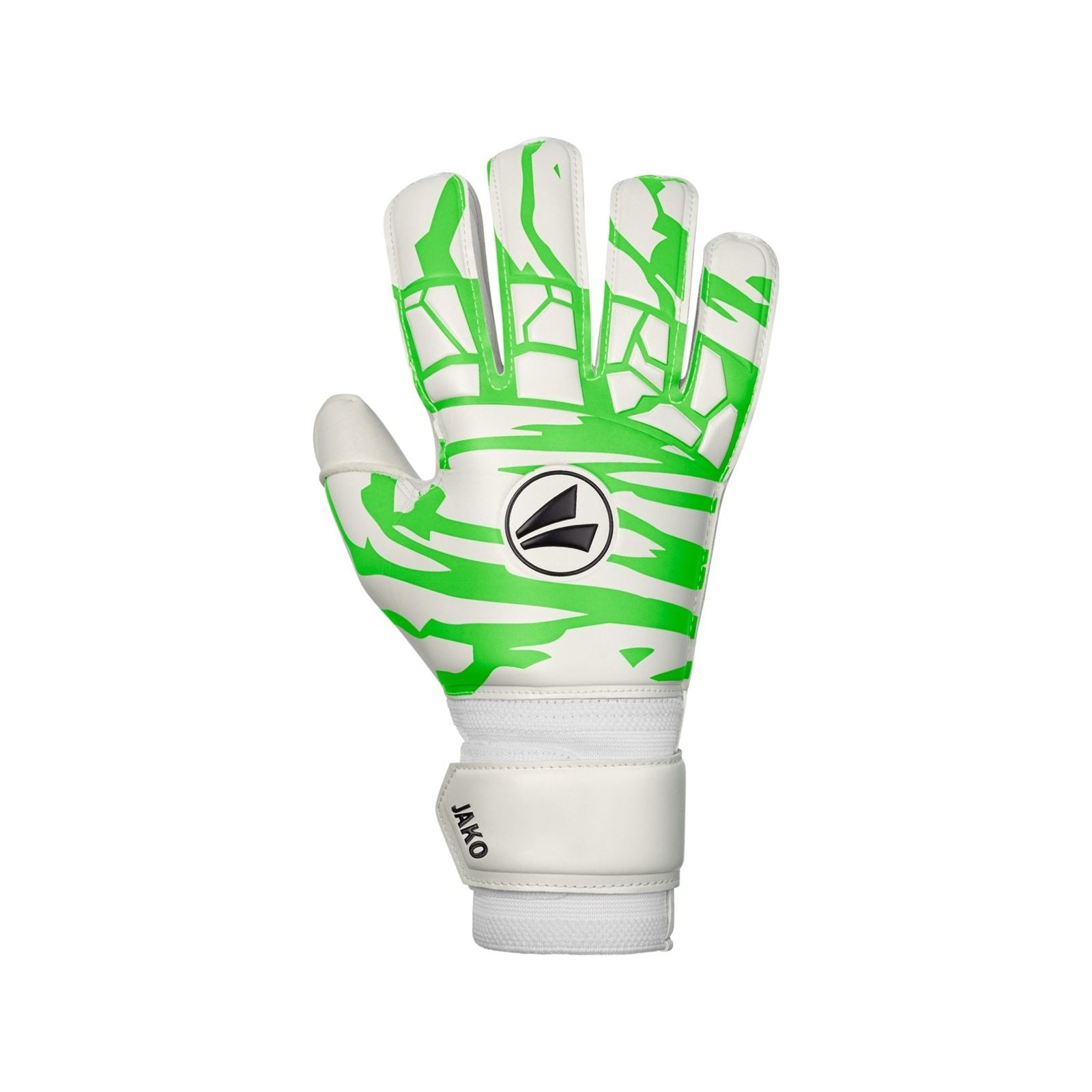 Вратарские перчатки Jako GK Animal Basic RC 2596-023 білий, зелений Чол 8 (4067633119925)