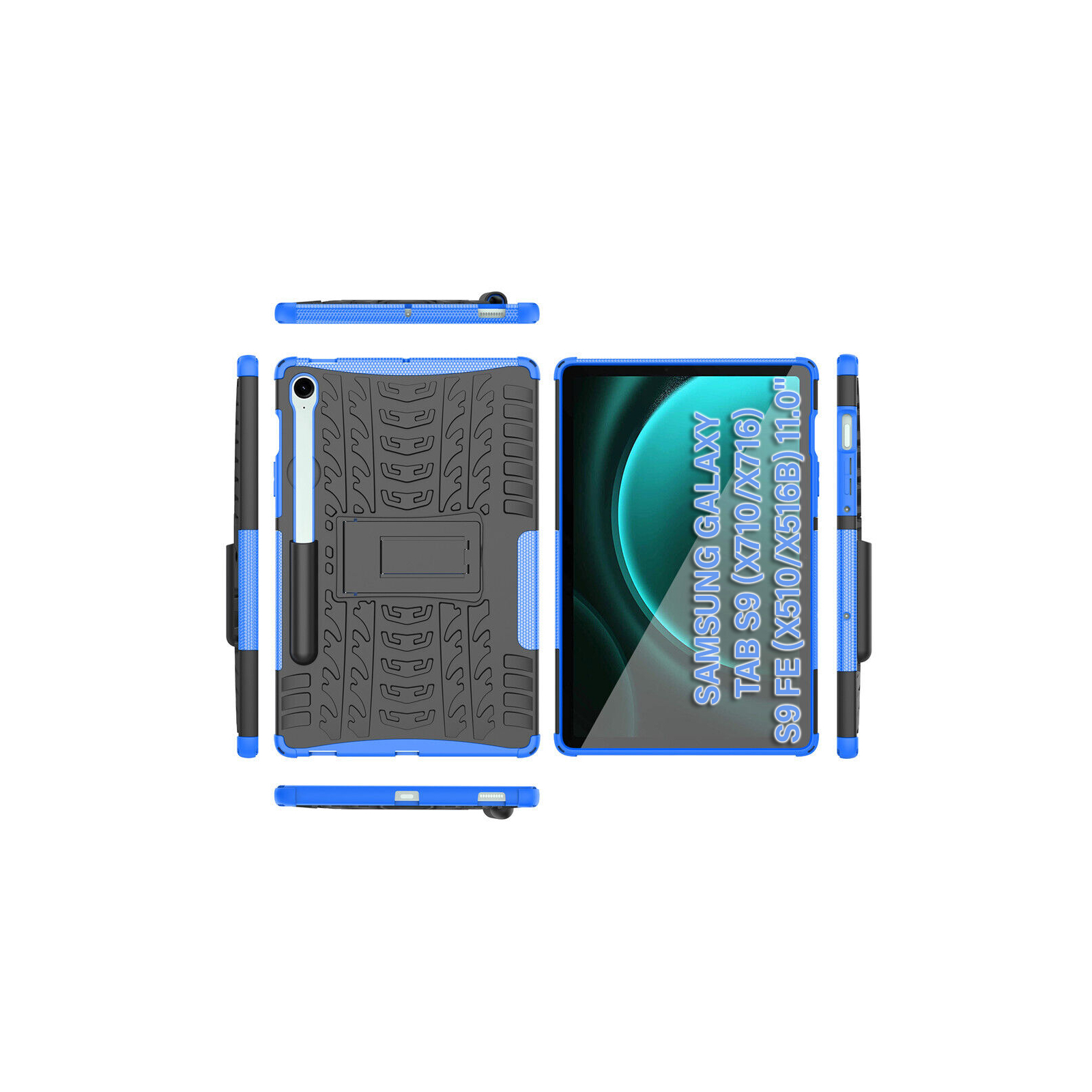 Чехол для планшета BeCover Samsung Galaxy Tab S9 (SM-X710/SM-X716)/S9 FE (SM-X510/SM-X516B) 11.0" Blue (710762) изображение 9