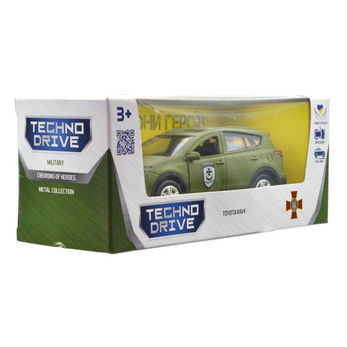 Машина TechnoDrive серії Шеврони Героїв - Toyota RAV4 - Буревій (KM6198) зображення 7