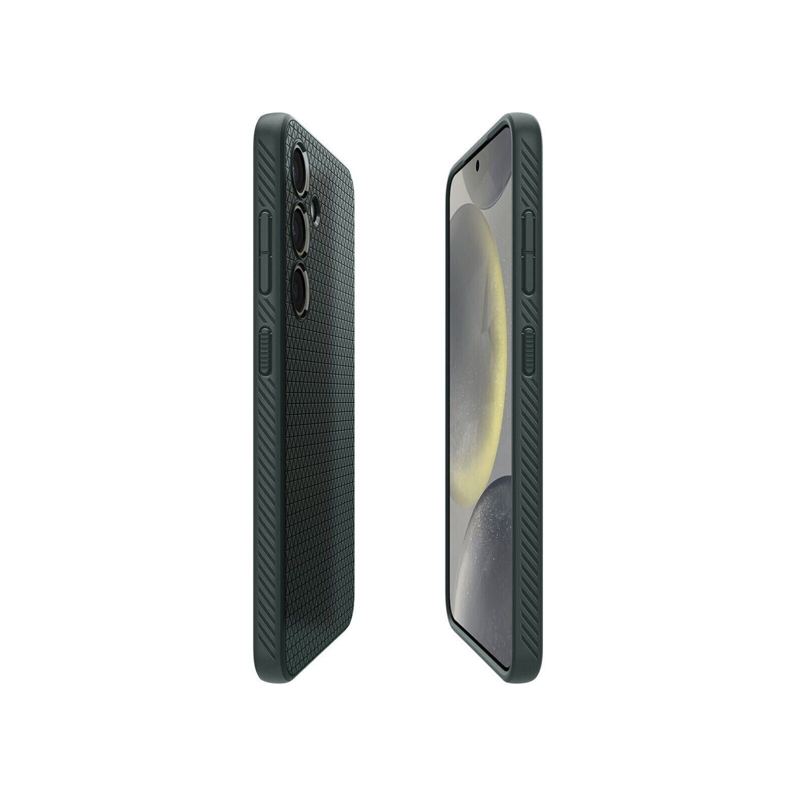 Чохол до мобільного телефона Spigen Samsung Galaxy S24+, Liquid Air, Matte Black (ACS07327) зображення 7