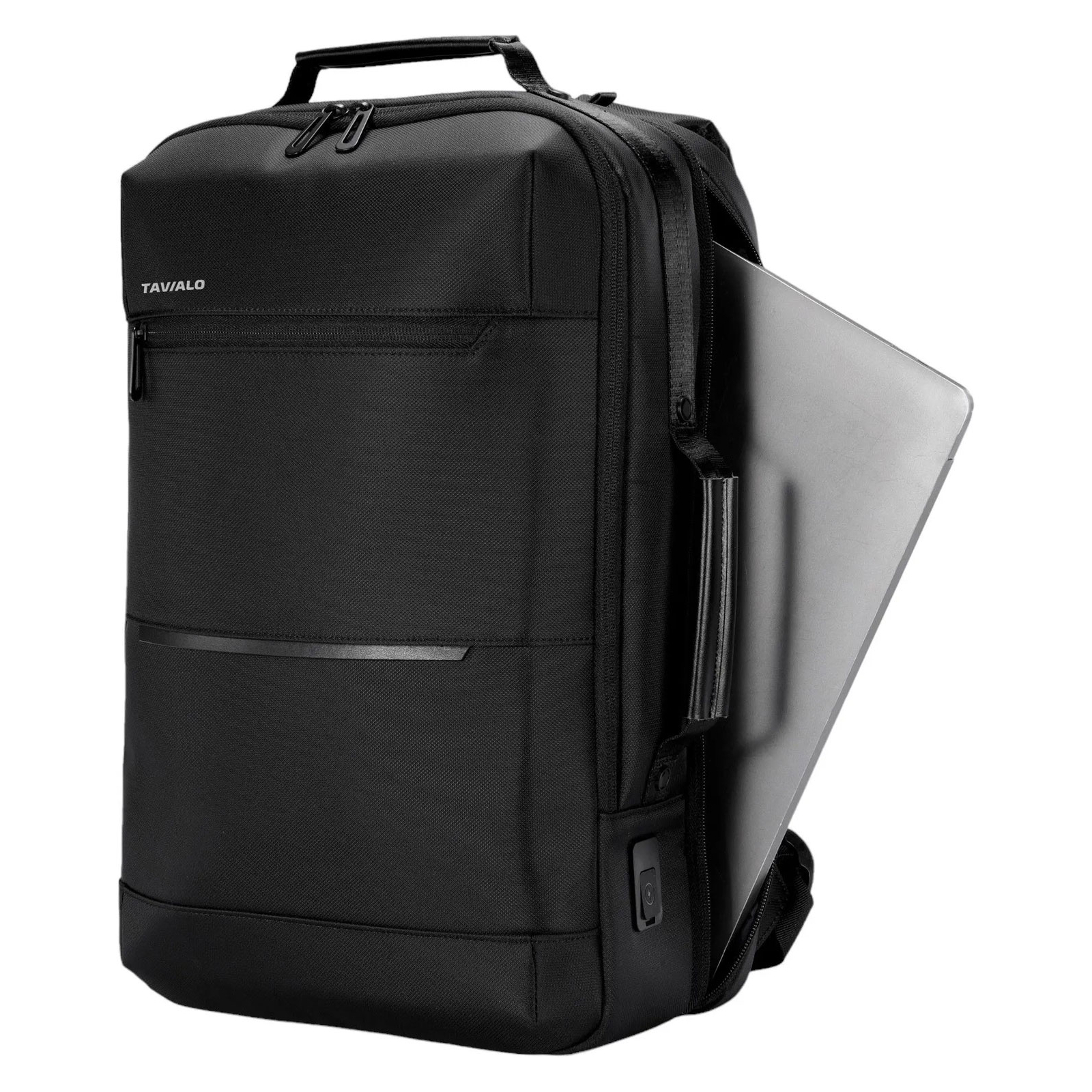 Рюкзак для ноутбука Tavialo 15.6" Smart TB20-2 black, 20л, 45х29х16,5см (TB20-224BL) изображение 3