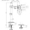 Кронштейн Brateck LDT66-C011 зображення 12