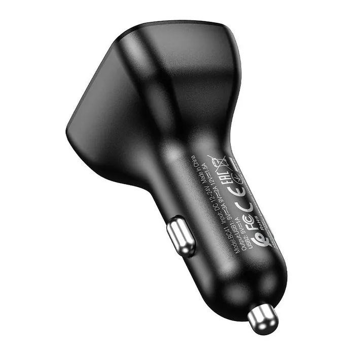 FM модулятор BOROFONE BC41, Black, Box зображення 3