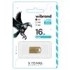 USB флеш накопичувач Wibrand 16GB Hawk Gold USB 2.0 (WI2.0/HA16M1G) зображення 2
