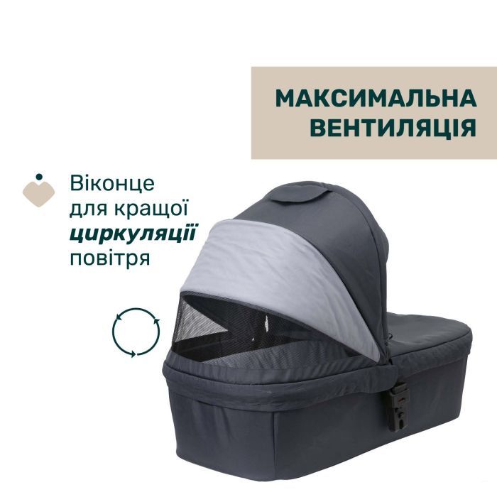 Коляска Chicco 2 в 1 Seety сіра (2900990869008) (87097.53.01) изображение 3