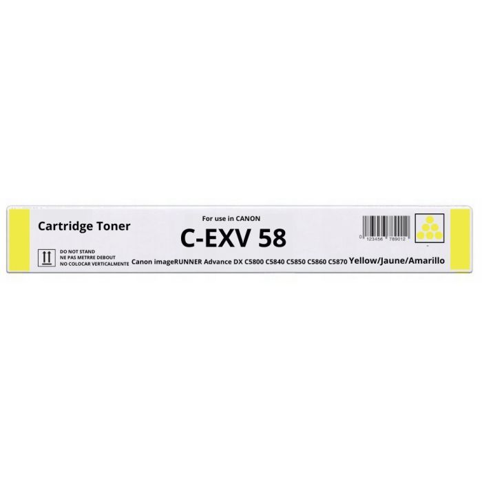 Тонер-картридж Canon C-EXV58C cyan (3764C002)