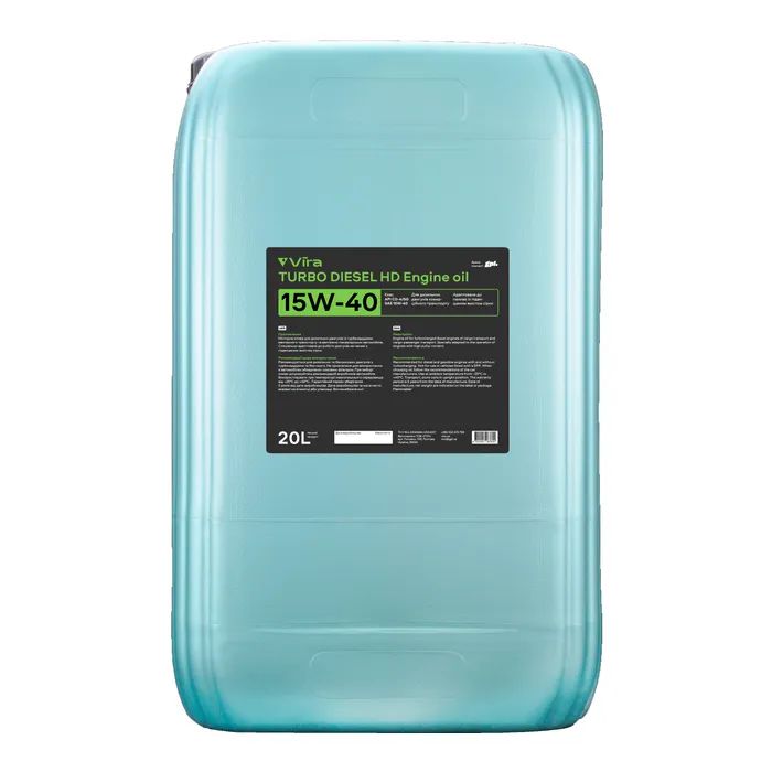 Моторное масло VIRA Turbo Diesel HD CD 15W-40 20 л (VI0395)