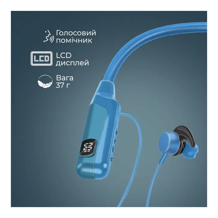 Навушники Promate Blend Blue (blend.blue) зображення 10