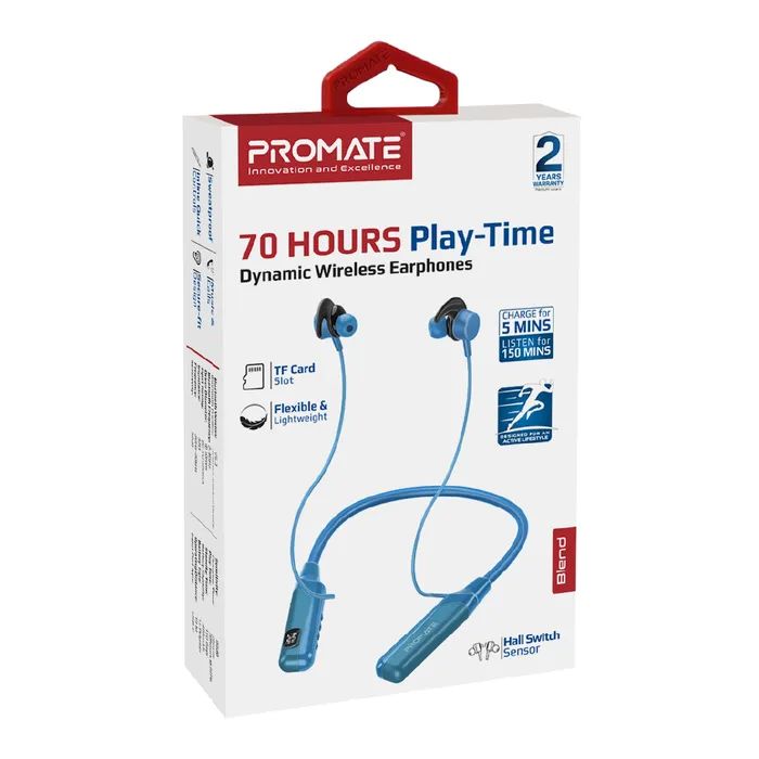 Навушники Promate Blend Blue (blend.blue) зображення 2
