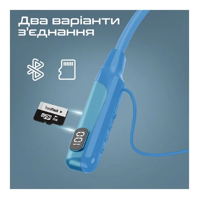 Навушники Promate Blend Blue (blend.blue) зображення 7