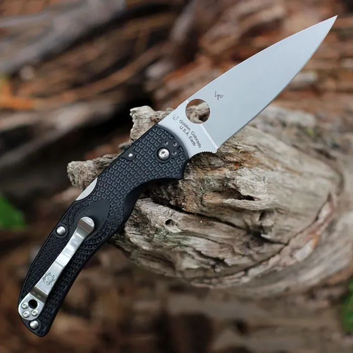 Ніж Spyderco Native Chief Satin BD1N Black FRN (C244PBK) зображення 8