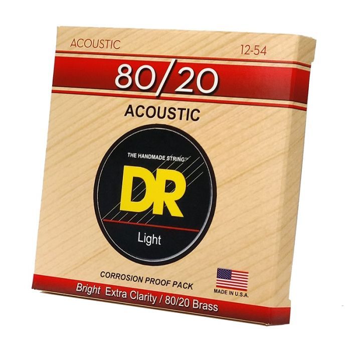 Струны для гитары DR Strings HI-BEAM Acoustic 80/20 Bronze - Light (12-54) (HA-12) изображение 2