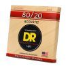 Струны для гитары DR Strings HI-BEAM Acoustic 80/20 Bronze - Light (12-54) (HA-12) изображение 2
