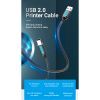 Кабель для принтера USB 2.0 AM/BM 1.0m 480Mbps PVC black Vention (COQBF) изображение 2
