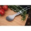 Ложка-вилка туристическая Naturehike титанова NH19C001-J (6927595734766) изображение 2