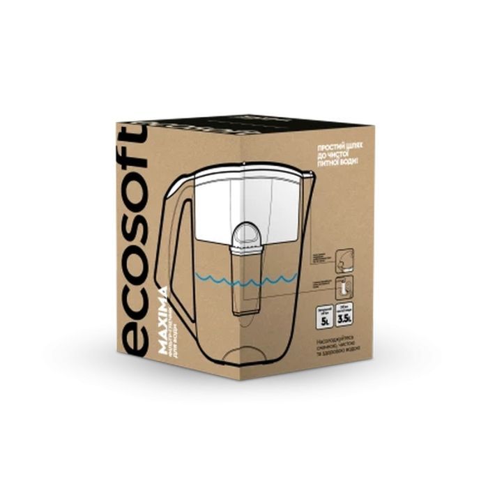 Фільтр-глечик Ecosoft Maxima перлинний (FMVMAXIMAWECO) зображення 10