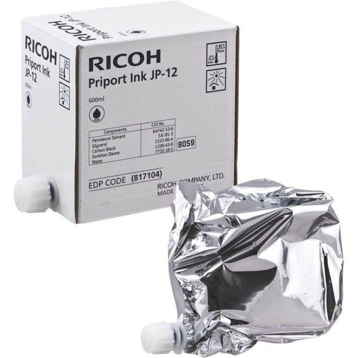 Чернила Ricoh CPI7BLK 600ml JP12, 5pack (817104*5) изображение 2