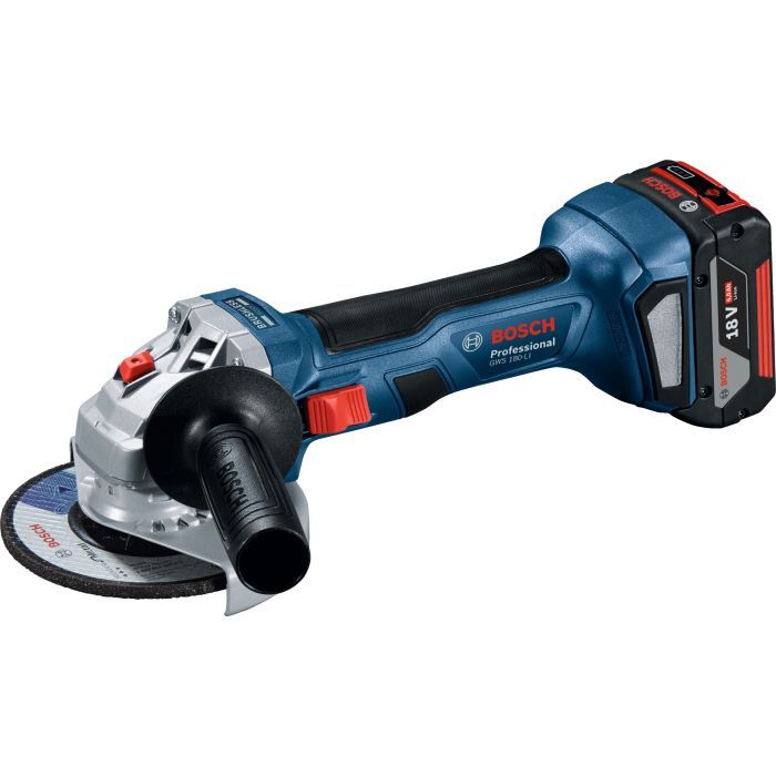 Набір електроіструментів Bosch 18V GWS180-LI, GSB 18V-50, 2х4А (0.615.990.M8S) зображення 2
