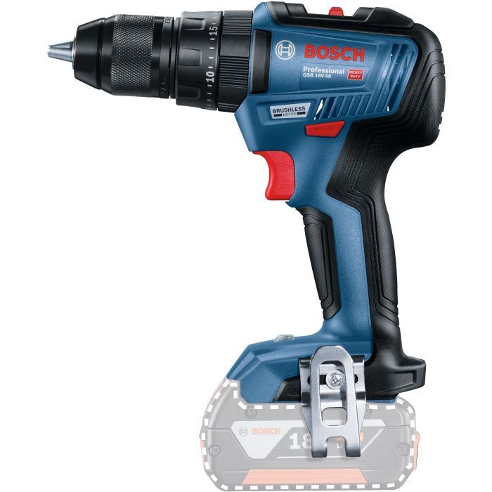 Набір електроіструментів Bosch 18V GWS180-LI, GSB 18V-50, 2х4А (0.615.990.M8S) зображення 6