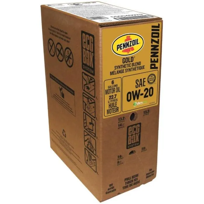 Моторное масло Pennzoil Gold 0W20 24/1 Qt Ecobox 22,71л.