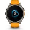 Смарт-годинник Garmin fenix 8 47mm, AMOLED, Saph, Ti/Bare/Grpht, SparkOrg/GrphtBd, (010-02904-11) зображення 2