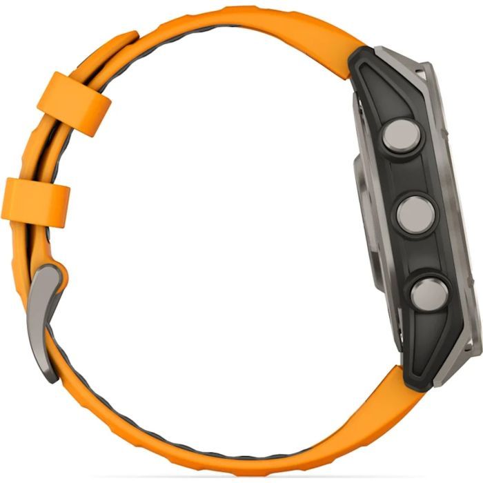 Смарт-годинник Garmin fenix 8 47mm, AMOLED, Saph, Ti/Bare/Grpht, SparkOrg/GrphtBd, (010-02904-11) зображення 4