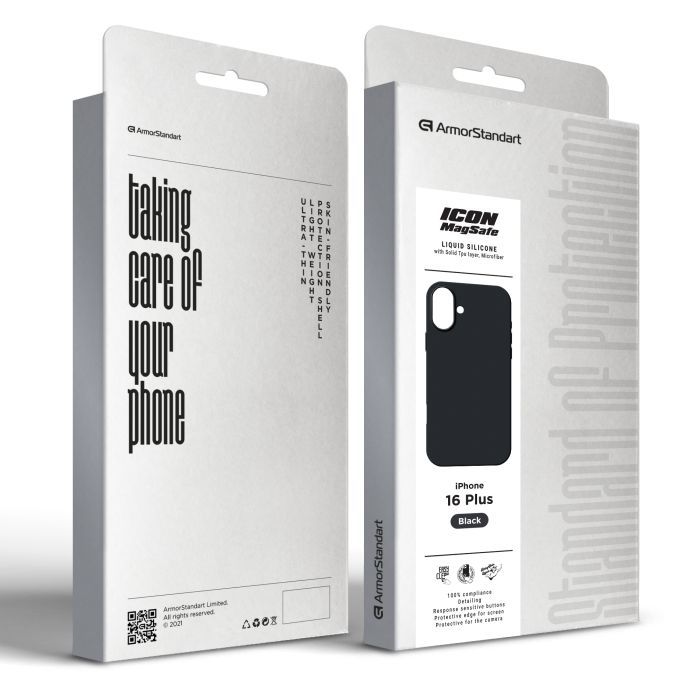 Чехол для мобильного телефона Armorstandart ICON2 MagSafe Apple iPhone 16 Plus Black (ARM78667) изображение 2