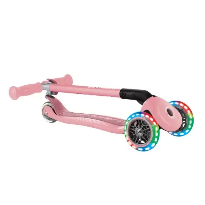 Самокат Globber Primo Foldable Lights колеса с подсветкой до 50 кг. 3+ Зеленый (432-106-3) изображение 11