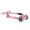 Самокат Globber Primo Foldable Lights колеса с подсветкой до 50 кг 3+ Пастельно-розовый (432-211-3) изображение 11
