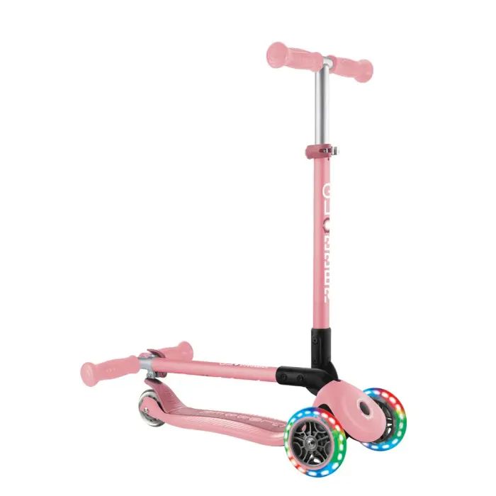 Самокат Globber Primo Foldable Lights колеса с подсветкой до 50 кг. 3+ Зеленый (432-106-3) изображение 8