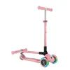 Самокат Globber Primo Foldable Lights колеса с подсветкой до 50 кг 3+ Пастельно-розовый (432-211-3) изображение 8