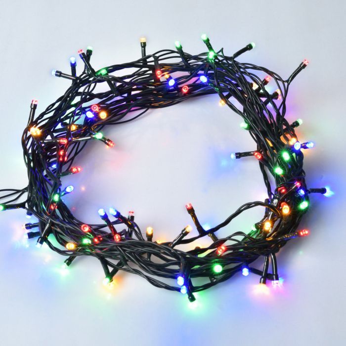 Гирлянда YES! Fun Нить 120 LED Разноцветная 8.4 м 8 режимов Мерцание (974848)