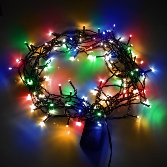 Гирлянда YES! Fun Нить 120 LED Разноцветная 8.4 м 8 режимов Мерцание (974848) изображение 3