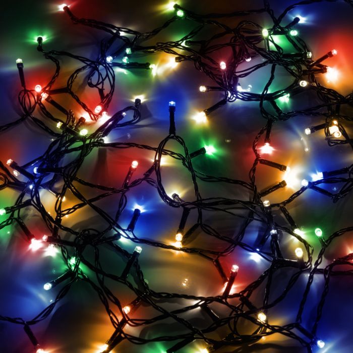 Гирлянда YES! Fun Нить 120 LED Разноцветная 8.4 м 8 режимов Мерцание (974848) изображение 4