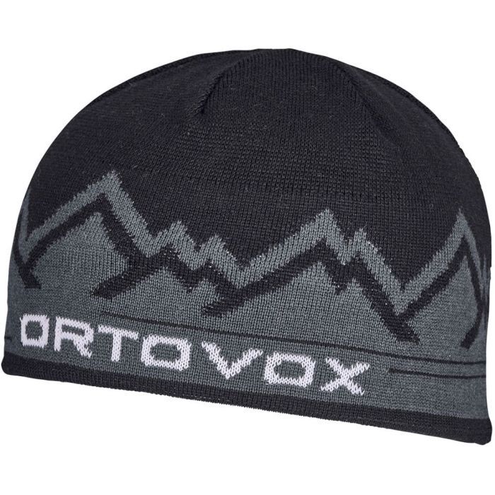 Шапка Ortovox Peak Beanie black raven - чорний (025.001.0150)