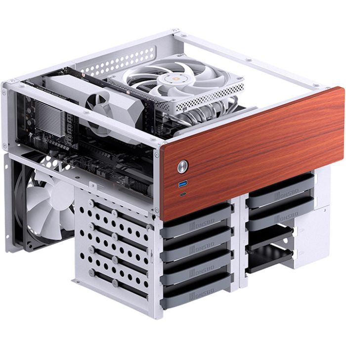 Корпус JONSBO Корпус JONSBO N4 White (N4 White) изображение 6
