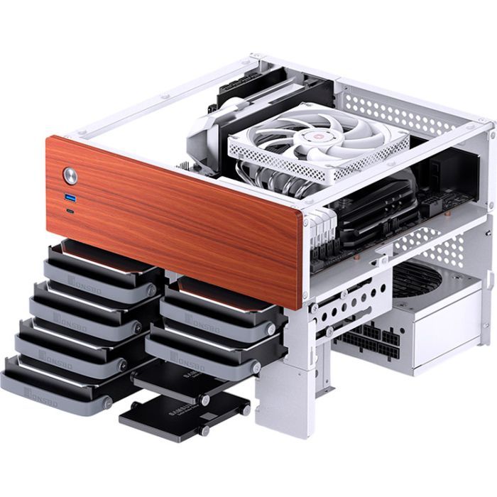 Корпус JONSBO Корпус JONSBO N4 White (N4 White) изображение 7