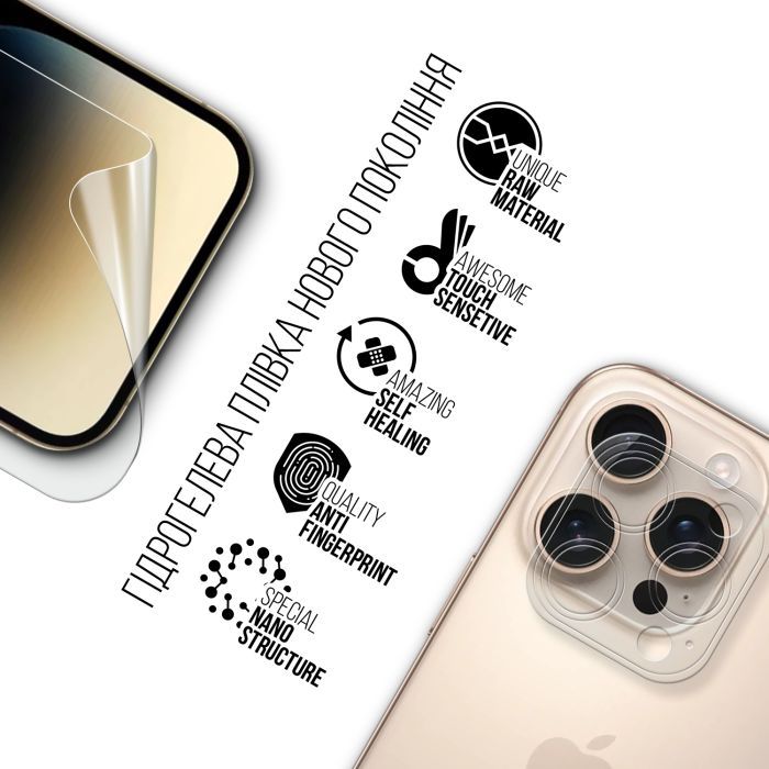Плівка захисна Armorstandart Kit Clear Screen + Camera Apple iPhone 16 Pro (ARM80717) зображення 3