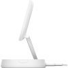 Зарядний пристрій Belkin 15W Magnetic Stand Qi2 20W adapter USB-C white (WIA008VFWH) зображення 2